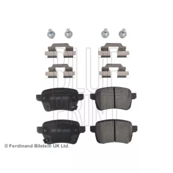BLUE PRINT ADL144232 - Jeu de 4 plaquettes de frein arrière