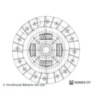 BLUE PRINT ADM53137 - Disque d'embrayage