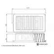 BLUE PRINT ADN12291 - Filtre à air