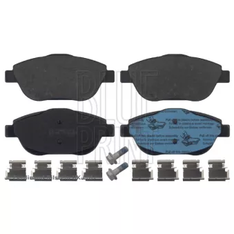 Jeu de 4 plaquettes de frein avant BLUE PRINT OEM 4254C6