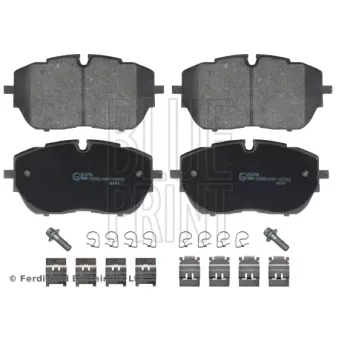 Jeu de 4 plaquettes de frein avant BLUE PRINT OEM 1647859680