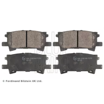 Jeu de 4 plaquettes de frein arrière BLUE PRINT OEM 0446648090