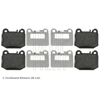 Jeu de 4 plaquettes de frein arrière BLUE PRINT OEM A1634201120