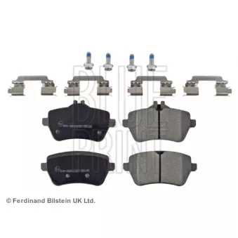 Jeu de 4 plaquettes de frein arrière BLUE PRINT OEM 0064209220