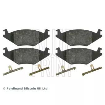 Jeu de 4 plaquettes de frein avant BLUE PRINT OEM 191698151