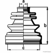 HERTH+BUSS JAKOPARTS J2860900 - Soufflets de cardan avant