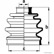 Soufflets de cardan avant HERTH+BUSS JAKOPARTS [J2864002]
