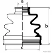 HERTH+BUSS JAKOPARTS J2880503 - Soufflets de cardan avant