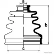 Soufflets de cardan avant HERTH+BUSS JAKOPARTS [J2883015]