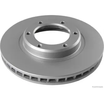 Jeu de 2 disques de frein avant HERTH+BUSS JAKOPARTS J3302118 pour TOYOTA LAND CRUISER 4.2 TD - 160cv