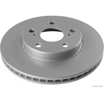 Jeu de 2 disques de frein avant HERTH+BUSS JAKOPARTS J3302169 pour TOYOTA COROLLA 1.6 - 132cv