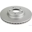 HERTH+BUSS JAKOPARTS J3304066 - Jeu de 2 disques de frein avant