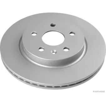 Jeu de 2 disques de frein arrière HERTH+BUSS JAKOPARTS OEM 13501303
