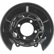Déflecteur, disque de frein arrière gauche HERTH+BUSS JAKOPARTS [J3342010]