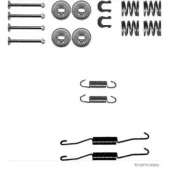 HERTH+BUSS JAKOPARTS J3562008 - Kit d'accessoires, mâchoire de frein