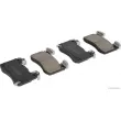 Jeu de 4 plaquettes de frein avant HERTH+BUSS JAKOPARTS [J3600359]