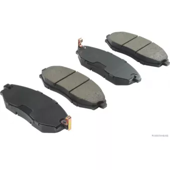 Jeu de 4 plaquettes de frein avant HERTH+BUSS JAKOPARTS OEM 5520086Z00