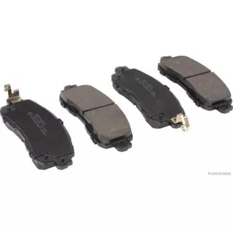 Jeu de 4 plaquettes de frein avant HERTH+BUSS JAKOPARTS J3601099