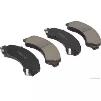 Jeu de 4 plaquettes de frein avant HERTH+BUSS JAKOPARTS J3609007