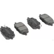 Jeu de 4 plaquettes de frein arrière HERTH+BUSS JAKOPARTS [J3611057]