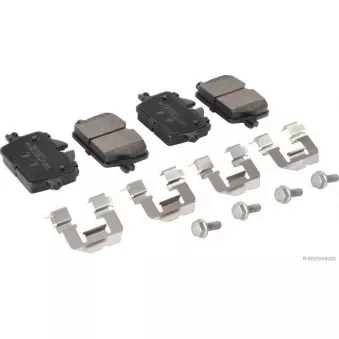 Jeu de 4 plaquettes de frein arrière HERTH+BUSS JAKOPARTS J3612054 pour BMW Série 3 330 e Plug-in-Hybrid xDrive - 292cv