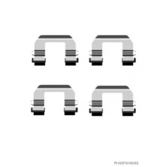 Kit d'accessoires, plaquette de frein à disque HERTH+BUSS JAKOPARTS J3660306