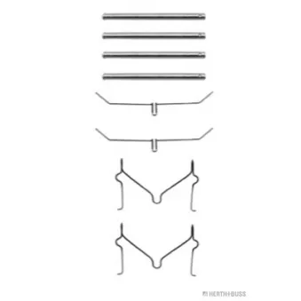 Kit d'accessoires, plaquette de frein à disque HERTH+BUSS JAKOPARTS J3662005 pour VOLVO 960 4.2 D 4x4 - 167cv