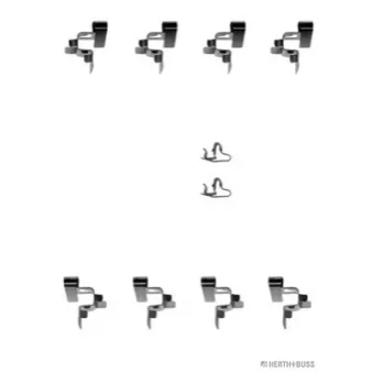 Kit d'accessoires, plaquette de frein à disque HERTH+BUSS JAKOPARTS J3662012