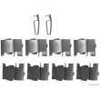HERTH+BUSS JAKOPARTS J3663018 - Kit d'accessoires, plaquette de frein à disque
