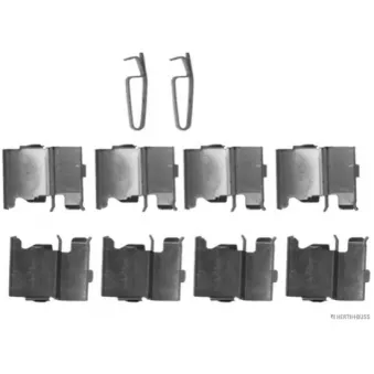 Kit d'accessoires, plaquette de frein à disque HERTH+BUSS JAKOPARTS J3663018