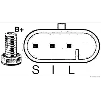 Alternateur HERTH+BUSS JAKOPARTS J5110408