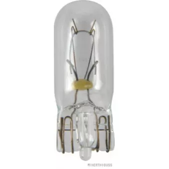 Ampoule, feu éclaireur de plaque HERTH+BUSS ELPARTS 89901177 pour MAN TGA 26,360 - 360cv