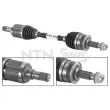 SNR DK53.001 - Arbre de transmission avant gauche 
