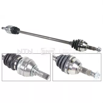 Arbre de transmission avant droit SNR DK53.028 pour OPEL ZAFIRA 1.6 CNG VAN - 94cv