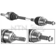 SNR DK55.045 - Arbre de transmission avant gauche 