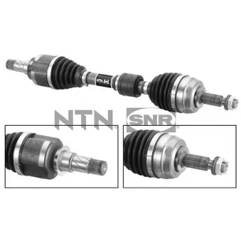 Arbre de transmission avant gauche SNR OEM 391009570R