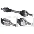 SNR DK59.018 - Arbre de transmission avant gauche 