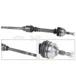 SNR DK59.022 - Arbre de transmission avant droit 