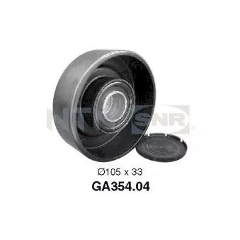 Poulie renvoi/transmission, courroie trapézoïdale à nervures SNR OEM 078903341B