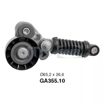 Poulie-tendeur, courroie trapézoïdale à nervures SNR GA355.10