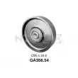 SNR GA358.54 - Poulie renvoi/transmission, courroie trapézoïdale à nervures