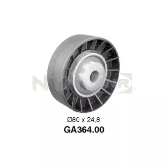 Poulie-tendeur, courroie trapézoïdale à nervures SNR GA364.00