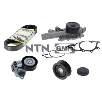 Pompe à eau+Jeu de courroie trapézoïdale à nervures SNR OEM A0139972392