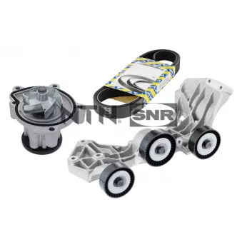 Pompe à eau+Jeu de courroie trapézoïdale à nervures SNR OEM 0149973392