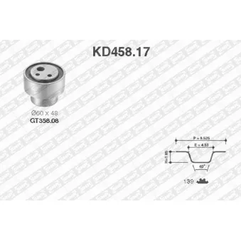 SNR KD458.17 - Kit de distribution