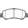 OPEN PARTS BPA1881.02 - Jeu de 4 plaquettes de frein avant