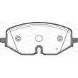 OPEN PARTS BPA1906.01 - Jeu de 4 plaquettes de frein avant