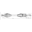 OPEN PARTS DRS6487.00 - Arbre de transmission avant droit 