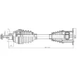Arbre de transmission OPEN PARTS [DRS6504.00]