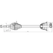 OPEN PARTS DRS6507.00 - Arbre de transmission avant gauche 